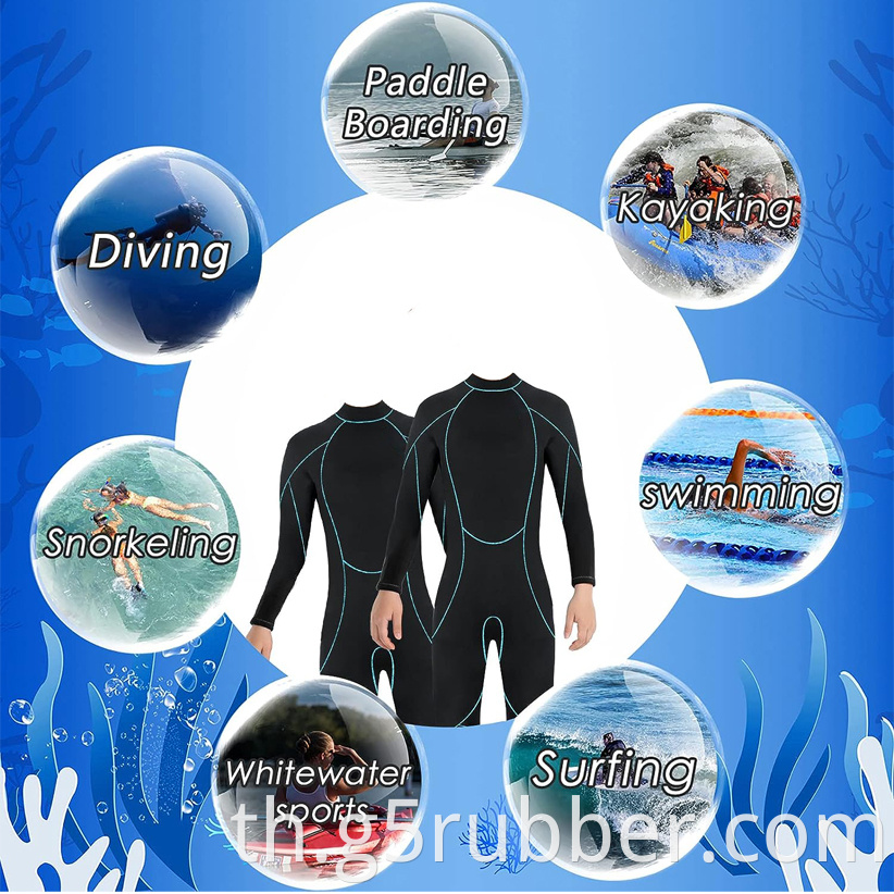 Youth Wetsuit 3mm Full Suit Neoprene Diving Suit